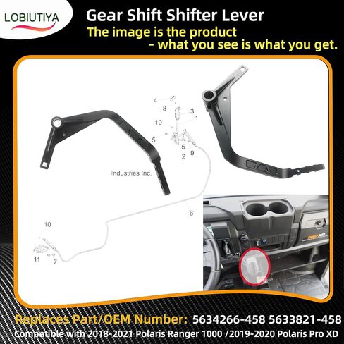 5634266-458 ذراع ناقل الحركة المتوافق مع 2018-2021 Polaris Ranger 1000 2019-2020 Polaris Pro XD، ألومنيوم مصبوب أسود غير لامع #OEM 5633821-458 5633821458 5634266458 in Kuwait