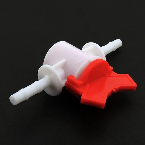 Barbed Ball Valve E-outstanding 2PCS 1/4-Inch ID in-Line Ball Valves Shut-Off Switch Hose Barb Connectors for Drip Irrigation and Aquariums White Drip Irrigation Barbed Ball Valve in Saudi Arabia