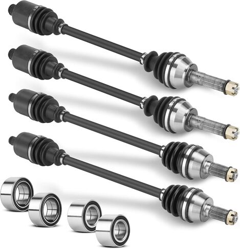 Front Rear CV Axle Drive Shaft & Bearings Full Set for Polaris Ranger 800 Crew 2010-2014, Ranger 800 XP 2012 Replacement for 1332606 1333008 Left Right UTV Axle in Saudi Arabia