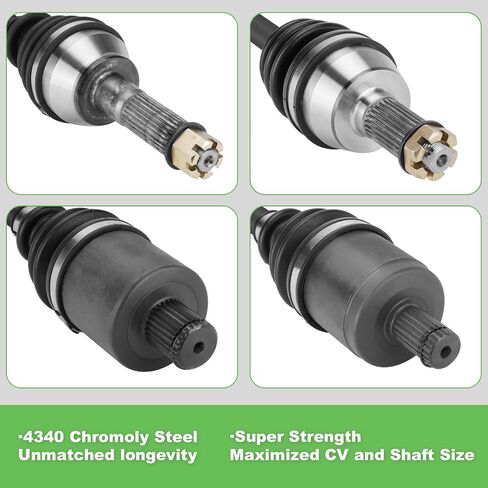 Front Rear CV Axle Drive Shaft & Bearings Full Set for Polaris Ranger 800 Crew 2010-2014, Ranger 800 XP 2012 Replacement for 1332606 1333008 Left Right UTV Axle in Saudi Arabia