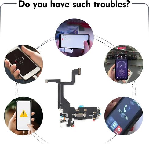 Dock Connector Replacement for iPhone 13 Pro USB Charging Port Flex Cable Microphone Replacement for iPhone 13 Pro with Tools in Saudi Arabia
