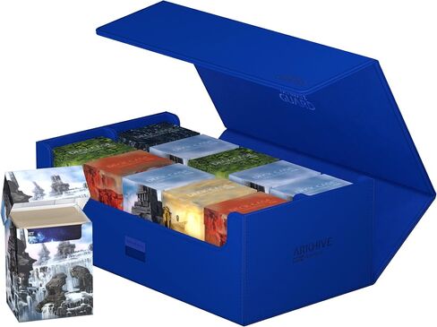 Ultimate Guard Arkhive 800+، حافظة سطح السفينة لـ 800 بطاقة TCG مزدوجة الأكمام، أرجواني، متوافق مع الصخور، إغلاق مغناطيسي وبطانة داخلية من الألياف الدقيقة... in Kuwait