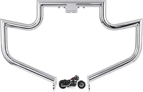 1.5" Crash Bar Engine Guard Highway Freeway Bar for Harley Sportster XL XLH 883 1100 1200 Custom Deluxe Hugger Sport (Matte Black) in Kuwait
