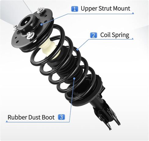 YITAMOTOR Front Pair Complete Struts and Rear Suspension Shocks Compatible with 2007-2010 Chevrolet Equinox, 2008-2010 Saturn Vue, 2007-2009 Pontiac Torrent in Saudi Arabia