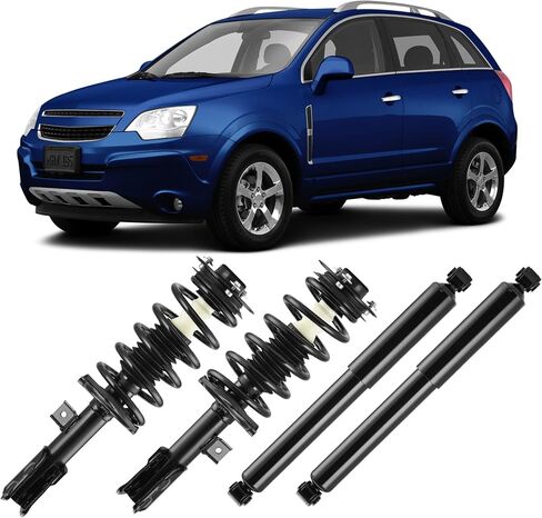 YITAMOTOR Front Pair Complete Struts and Rear Suspension Shocks Compatible with 2007-2010 Chevrolet Equinox, 2008-2010 Saturn Vue, 2007-2009 Pontiac Torrent in Saudi Arabia