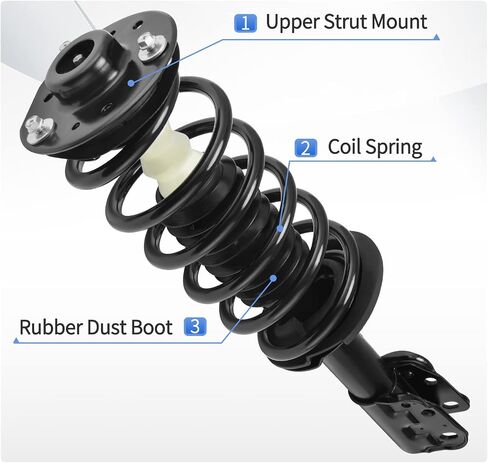 YITAMOTOR Front Pair Complete Struts and Rear Suspension Shocks Compatible with 2007-2010 Chevrolet Equinox, 2008-2010 Saturn Vue, 2007-2009 Pontiac Torrent in Saudi Arabia