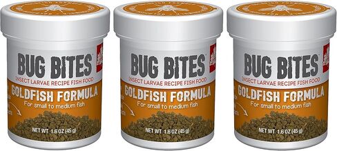 Fluval (3 Pack) Bug Bites Goldfish Formula for Small to Medium Fish in Saudi Arabia