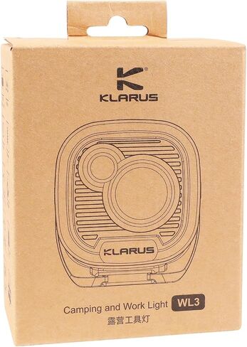 مصابيح وفوانيس للتخييم klarus WL3، ضوء عمل قابل لإعادة الشحن بقدرة عالية 13500 مللي أمبير في الساعة، فانوس تخييم 1500 لومين مع 6 أوضاع إضاءة، قاعدة مغناطيسية، وظيفة خطاف، مثالية للتخييم، ورشة عمل، إلخ (أخضر) in Saudi Arabia