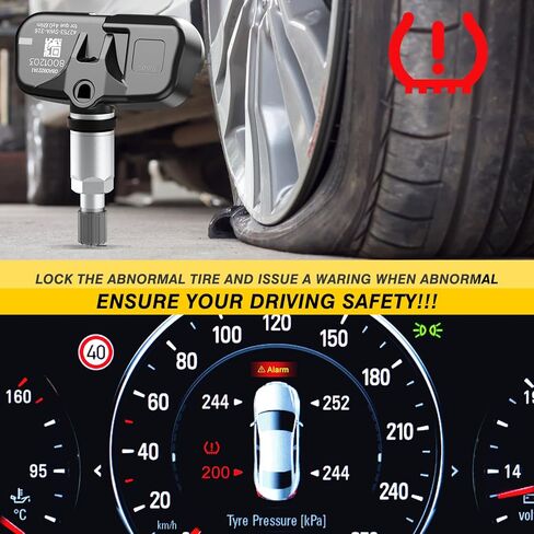 مستشعر ضغط الإطارات TPMS 315 ميجا هرتز مناسب لسيارة Honda Accord CR-V FIT، نظام مراقبة ضغط الإطارات سهل التركيب يستبدل #42753SWA316 42753S2A325 42753SWA315 42753SWAA53-4 PCS in Kuwait