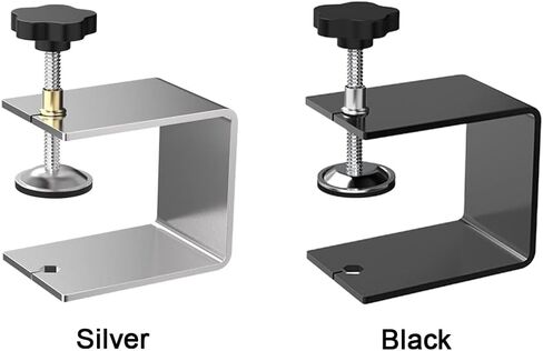 قطعتان من المشبك C، مشابك تثبيت أمامية لدرج الخزانة، أدوات تركيب الخزانة شديدة التحمل، أداة خزانة الرقصة العالمية، مشابك النجارة للدرج الأمامي لسهولة وسريعة (أسود) in Kuwait