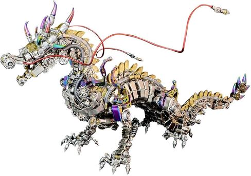Metalkitor 3D Metal Puzzles for Adults, Giant Mantis Model Kit - Steampunk DIY Ornament - Assembly Jigsaw Crafts Brain Teaser - Perfect Room Decor and Gift Choice(1200+PCS, Purple) in Saudi Arabia