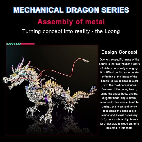 Metalkitor 3D Metal Puzzles for Adults, Giant Mantis Model Kit - Steampunk DIY Ornament - Assembly Jigsaw Crafts Brain Teaser - Perfect Room Decor and Gift Choice(1200+PCS, Purple) in Saudi Arabia