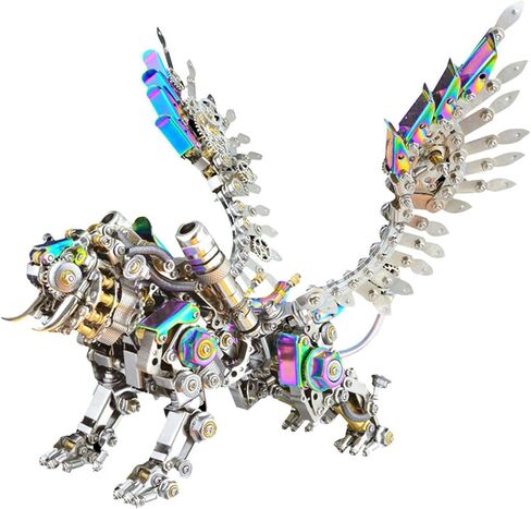 ألغاز معدنية ثلاثية الأبعاد من Metalkitor للبالغين، مجموعة نماذج السرعوف العملاقة - زخرفة Steampunk DIY - تجميع الصور المقطوعة دعابة للعقل - ديكور مثالي للغرفة واختيار الهدايا (1200+ قطعة، أرجواني) in Kuwait