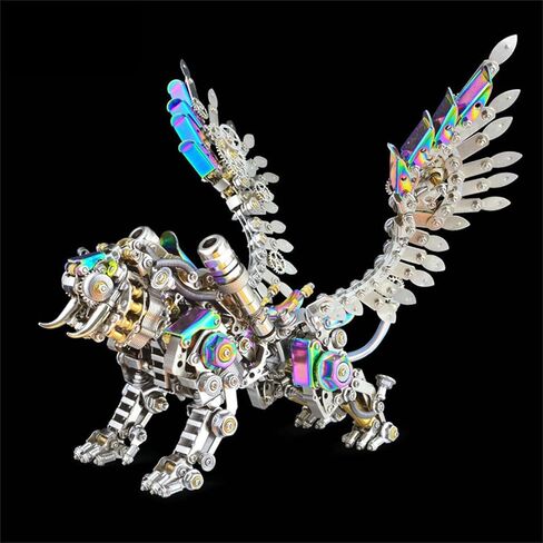 ألغاز معدنية ثلاثية الأبعاد من Metalkitor للبالغين، مجموعة نماذج السرعوف العملاقة - زخرفة Steampunk DIY - تجميع الصور المقطوعة دعابة للعقل - ديكور مثالي للغرفة واختيار الهدايا (1200+ قطعة، أرجواني) in Kuwait