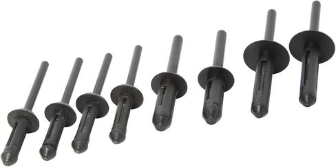 FreeTec 41 قطعة من البلاستيك المبرشم المبرشم مجموعة سريعة أداة يدوية مع 40 برشام بولي in Kuwait