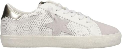 VINTAGE HAVANA Womens Kate Snake Lace Up Sneakers Shoes Casual - Gold, Grey, White in Saudi Arabia