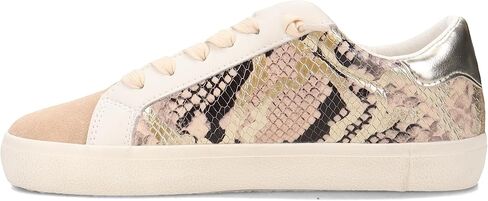 VINTAGE HAVANA Womens Kate Snake Lace Up Sneakers Shoes Casual - Gold, Grey, White in Saudi Arabia