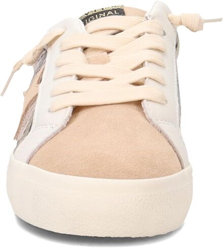 VINTAGE HAVANA Womens Kate Snake Lace Up Sneakers Shoes Casual - Gold, Grey, White in Saudi Arabia