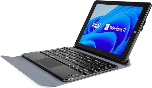 Tibuta 2024 New W100 Windows 11 Tablet,8.9 inch Windows Tablet,Touchscreen(2048 * 1536 IPS),2-in-1Tablet, 4GB RAM,64GB ROM,Intel N4020C,Tablet with Keyboard in Kuwait