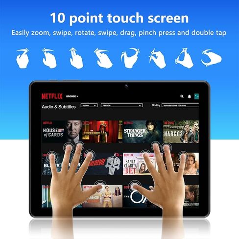 Tibuta 2024 New W100 Windows 11 Tablet,8.9 inch Windows Tablet,Touchscreen(2048 * 1536 IPS),2-in-1Tablet, 4GB RAM,64GB ROM,Intel N4020C,Tablet with Keyboard in Kuwait