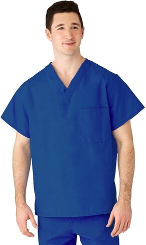 Medline AngelStat، قطعة علوية قابلة للعكس، MDL-CC، 2 جيب، XXXX-Large، ياقوتي in Saudi Arabia