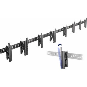 VIVO Black Pop-Out 1x3 Video Wall Mount for 37 to 65 in TVs, MOUNT-VW65-3T in Kuwait