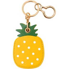 Cute AirTag Holder Compatible with Apple AirTag Keychain, PU Leather Key Ring Case for Keys Pet Collar Handbag Purse Clutch Travel, Anti Lost Protective Air Tag Charm Key Chain Cover, (Strawberry) in Kuwait