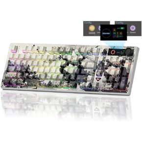Womier Mechanical Keyboard Wireless with Screen, Frog Thocky Keyboard-L98 in Saudi Arabia