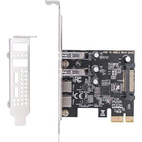 PCI Express to USB 3.2 Gen1 5Gbps PCIE 4 Port Type-C Type-A Expansion Card in Kuwait
