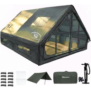 TIGERXBANG Inflatable Camping Tent 8-12 Person 4 Season Waterproof Air Tent in Kuwait