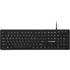 Korean&English Keyboard USB Wired - 104 Keys Full-Size Laser-Etched Letter in Kuwait