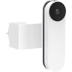 Anti-Theft Doorbell Mount for Google Nest Doorbell Battery, No Drill Video Doorbell Mount Adjustable Mounting Bracket for Nest, Fully Metal Damage Free Door Camera Mount for Apartment Rentals Home in Saudi Arabia