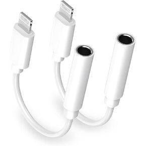 [Apple MFi Certified] Apple iPhone 14 Pro Max Headphone Adapter 2 Pack in Kuwait