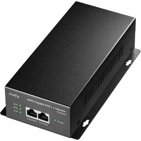 Cudy 90 Watts Gigabit PoE++ Injector, 1000Mbps PoE Adapter, 90W Power Budget, PoE++ Adapter, IEEE 802.3af / 802.3at/802.3bt Compliant, 54V, Metal Housing, POE350 (Pack of 2) in Saudi Arabia