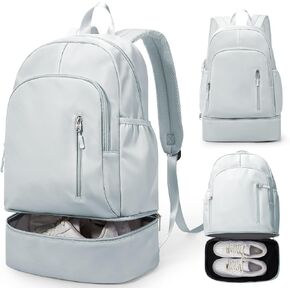 Gym Backpack for Women Men, Lightweight Gym Bag with Shoe Compartment, Waterproof Backpack Sports Essentials with Wet Pocket for Fitness Yoga Sports, Blue in Kuwait