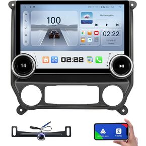 Car Stereo for Chevy Silverado GMC Sierra 2014-2018, Wireless CarPlay & Android Auto, 11.5 Inch QLED Touch Screen Radio Upgrade, GPS Navigation Head Unit, Bluetooth, Backup Camera in Kuwait