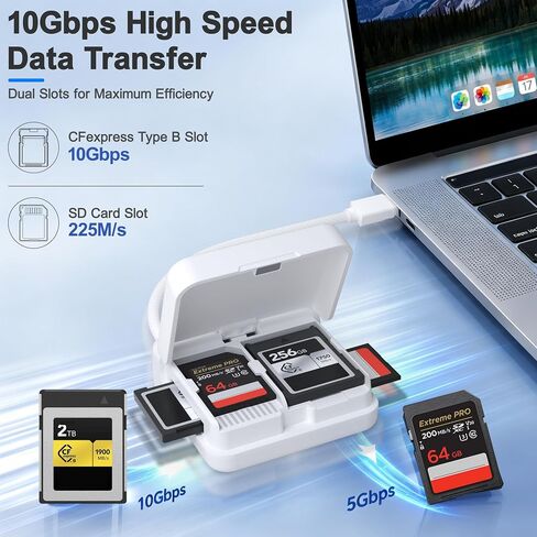 CFexpress Type B Card Reader, Dual Slot Reader for CFexpress B & SD 3.0 in Kuwait
