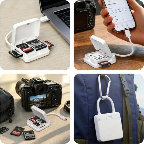 CFexpress Type B Card Reader, Dual Slot Reader for CFexpress B & SD 3.0 in Kuwait