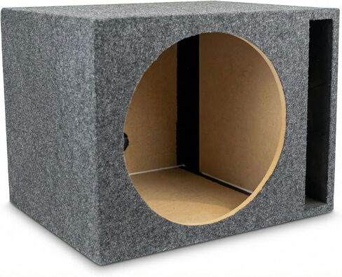 QPower 15" Single Vented Subwoofer Enclosure Box for Car Audio Systems in Kuwait