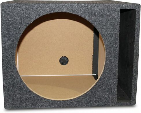 QPower 15" Single Vented Subwoofer Enclosure Box for Car Audio Systems in Kuwait