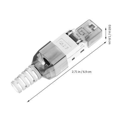 Tool Free Rj45 Pass Through Modular Plug Cat 7 Shielded in Kuwait