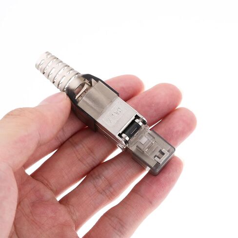 Tool Free Rj45 Pass Through Modular Plug Cat 7 Shielded in Kuwait