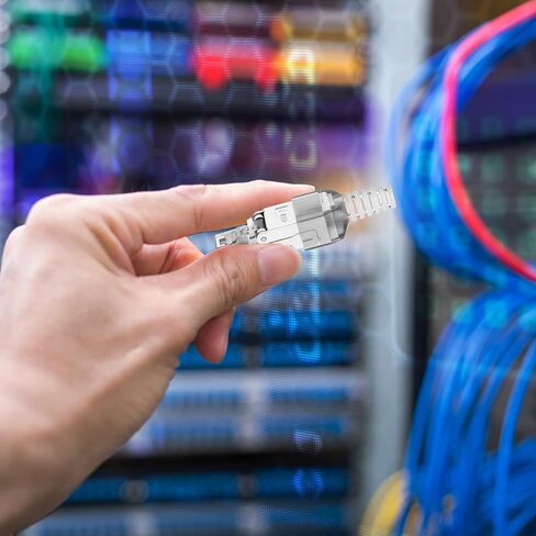 Tool Free Rj45 Pass Through Modular Plug Cat 7 Shielded in Kuwait