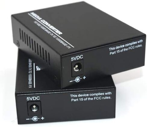 Gigabit Ethernet Fiber Media Converters, A Pair of 10/100/1000M RJ45 to 1000M Bi-Directional Single-Mode SC Fiber, up to 20Km(12.4mi) in Kuwait