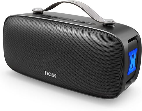 DOSS Extreme Boom Pro D300 Bluetooth Speaker, 80W Immersive Stereo Sound in Kuwait