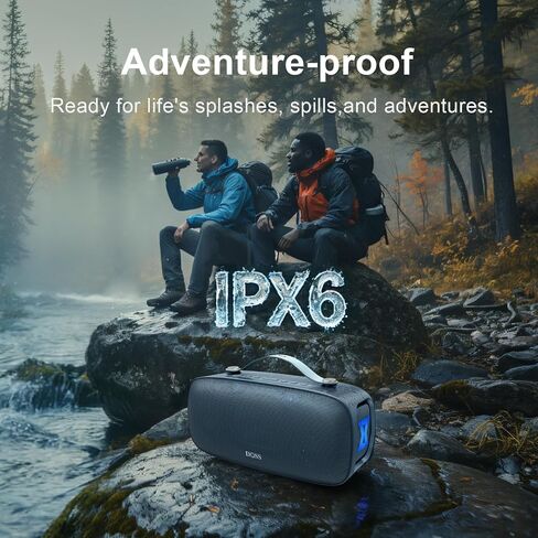 DOSS Extreme Boom Pro D300 Bluetooth Speaker, 80W Immersive Stereo Sound in Kuwait