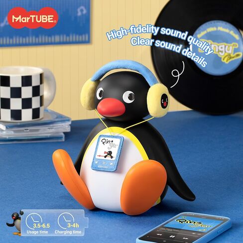 MARTUBE Pingu Bluetooth Speaker, Desk Room Decor, Birthday Gifts for Women in Saudi Arabia