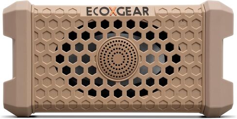ECOXGEAR Defender Scout: Outdoor Portable Bluetooth Speaker, Massive Sound, Waterproof and Drop Proof, with LED Party Lights, Pair up to 100, 25+ Hours Playtime (Mojave Sand) in Kuwait