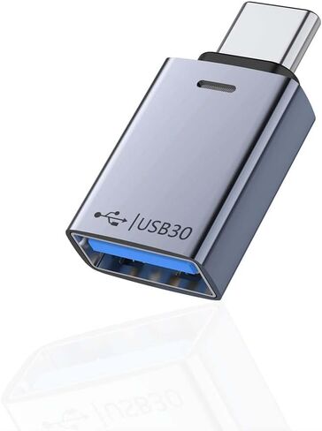 OTG Adapter Type-C to USB3.0 2-in-1 Indicator Light, Capable of simultaneous Charging and Data Transfer, Suitable for Mobile USB, Mouse, Keyboard Converter. in Kuwait