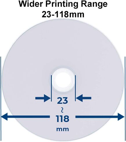 300 Ritek Pro CD-R 700MB Water Resistant Glossy White Inkjet Printable Disc in Kuwait